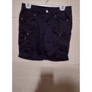 WHBM White House Black Market Size 4 Black Bermuda Shorts
